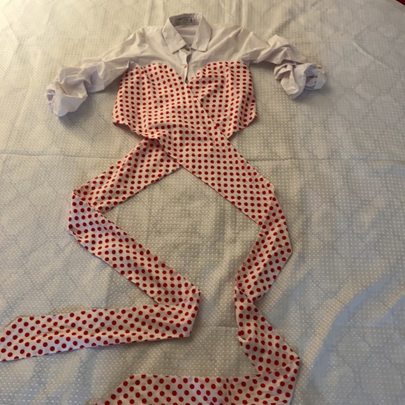 Chicways, Tie front blouse. - Picture 6 of 7